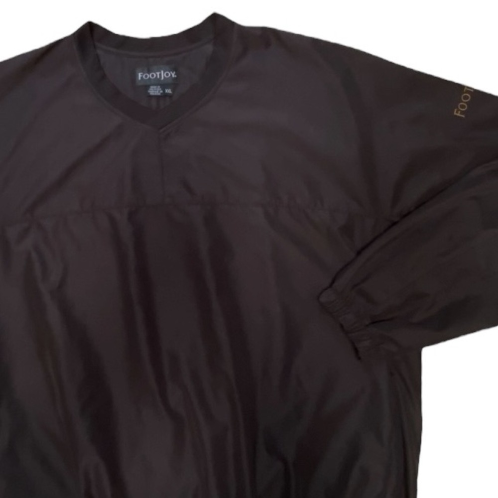 FOOTJOY Golf Pullover Windbreaker Long Sleeve Black XXL 2XL